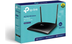 TP-Link Archer MR200 AC750 Dual Band 4G LTE Mobile Wi-Fi SIM Slot Unlocked No Configuration Required Removable Wi-Fi Antennas Router (Black)