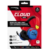 Hyperx Cloud Mini Kids Wired Lightweight Volume Level Below 85db Flip To Mute Mic Rotating Earcups For Pc, Chromebook, Nintendo , Ps, Xbox , Phones, Laptops, Tablets (multi Color) - CompuMe