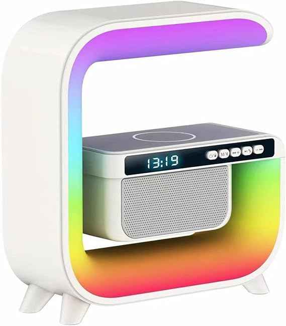Multifunctional Alarm Clock Wireless Mobile Phone Wireless Charging Rgb