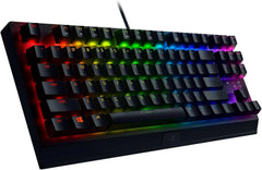 Razer Blackwidow V3 Tenkeyless Compact Mechanical Gaming Keyboard Green Switch Dual Shot Abs Key Caps