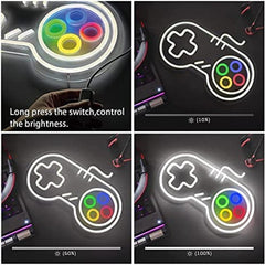Neon Signs "Game Remote" 14 x 10 Inches Decor