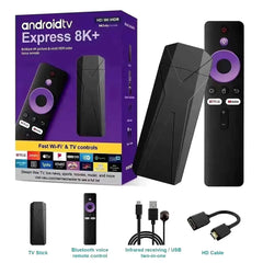 New R9 Atv Set-top Box S905y Android 13.0 Voice Bluetooth Network Player 2g16g