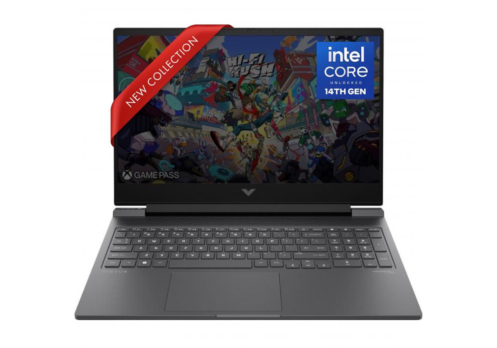 HP Victus Gaming Laptop 16-r1031ne Intel® Core™ i7-14700HX Up to 5.5 GHz, NVIDIA® GeForce RTX™ 4060 8GB GDDR6 16.1" 2K (2560 x 1440) 240 Hz Display - Mica silver