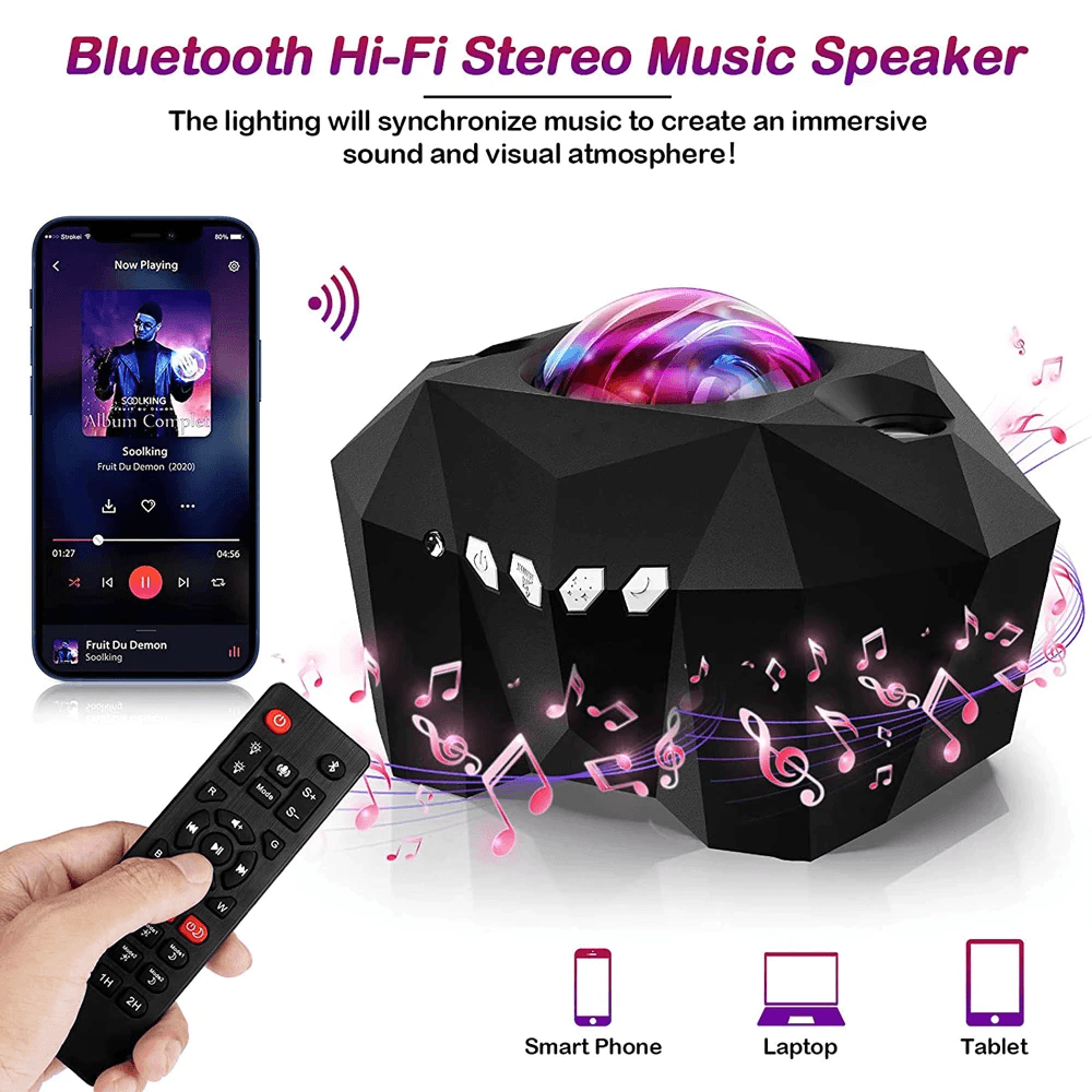 Night Light Galaxy Projector - CompuMe