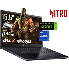 Acer Nitro V 15 (2023) Anv15 51 914j 13gen Intel Core I9 14 Cores W/ Ddr5 Memory & Nvidia Rtx 4050 6gb & 165 Hz Display Black
