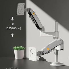 NORTH BAYOU H180 MONITOR STAND FOR 22-32-inch MONITORS - WHITE