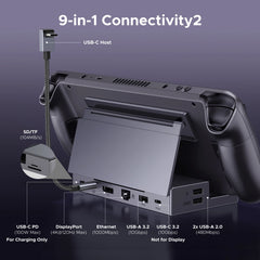 Ugreen 55733 Docking Station 9 In 1 Multiport Adapter 4k120hz Dp, 100w Pd, Gigabit Ethernet, Tfsd