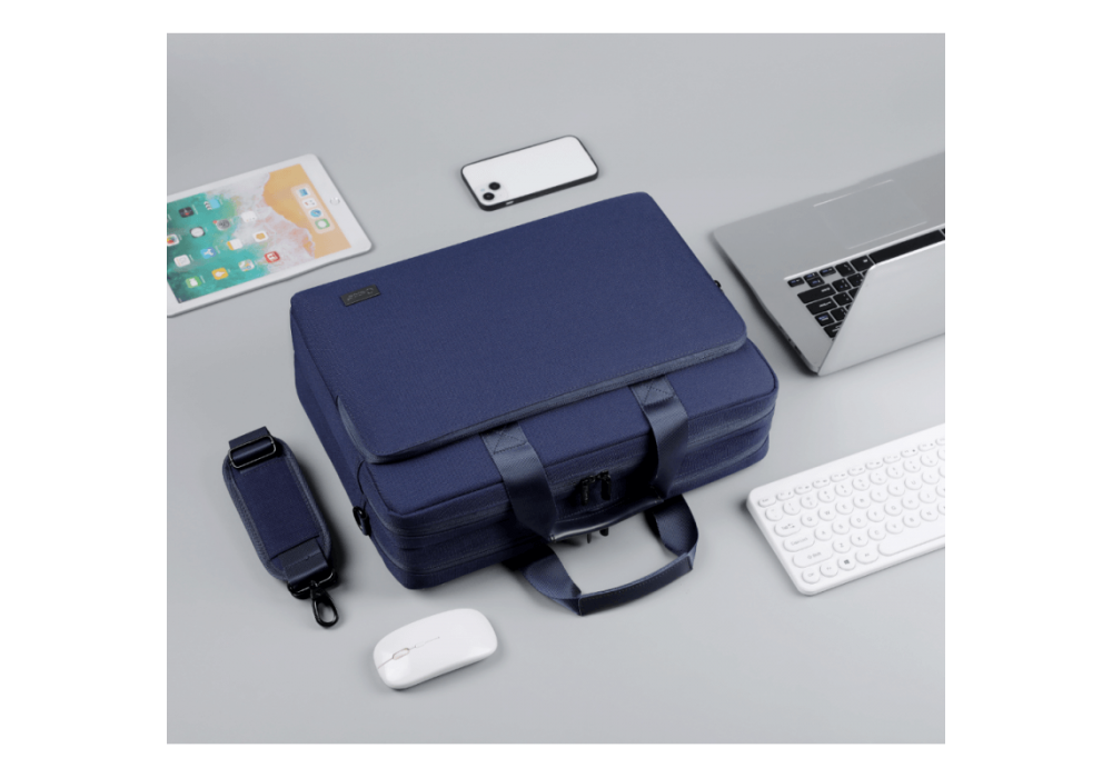 OKADE Bag Laptop Material Polyester Waterproof Heavy Duty T69 15.6'' - Blue
