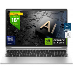 Hp Probook 460 G11 (2024) Intel® Ultra 7 155h High Performance 16 Core Intel® Ai Boost W/ Nvidia® Geforce Rtx™ 2050 4gb Ddr6 , Pike Silver Aluminum