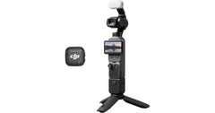 DJI Osmo Pocket 4 Creator Combo Action Camera, 1" CMOS Sensor, 4K 240fps Video, 3 Axis Stabilized, 107GB Storage, ActiveTrack, 7 Smart Tracking, 10Bit D Log Color, Black