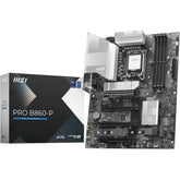 Msi Pro B860 P Ddr5 Lga 1851 Intel B860 Sata 6gb/s Ddr5 Pci E X16 Slot 3x M.2 Thunderbolt4 5gbps Lan Motherboard - CompuMe