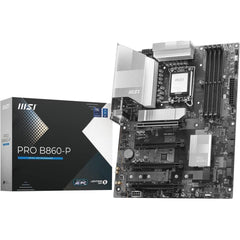 Msi Pro B860 P Ddr5 Lga 1851 Intel B860 Sata 6gb/s Ddr5 Pci E X16 Slot 3x M.2 Thunderbolt4 5gbps Lan Motherboard