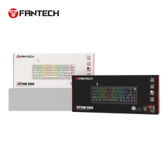 Fantech Mk614 Atom X66 Silicon Gasket Mechanical Gaming Keyboard Grey