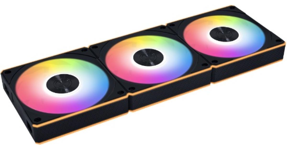 Lian Li UNI Fan CL Wireless 120 - Triple Pack, Wireless Signal RGB & PC Case Fans Control - Dual Light Zones -Black (G99.12RCL1W3B.00)