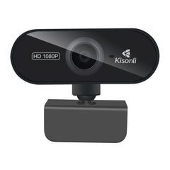 PRE VENDA - Webcam Kisonli PC6 1080p USB, Preta, PC6-1080