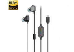 Lenovo Legion E510, Hi-Res Audio Gaming In-Ear Headphones with 7.1 Surround Sound, 10mm Dual Drivers, Custom RGB, and USB-C Inline Control