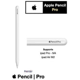 Apple New Pencil Pro Advanced Tools Pixel Perfe Precision Tilt & Pressure Sensitivity & Industry Leading Low Latency For Note Taking, Drawing, Art. Attaches, Charges & Pairs Magnetically - CompuMe
