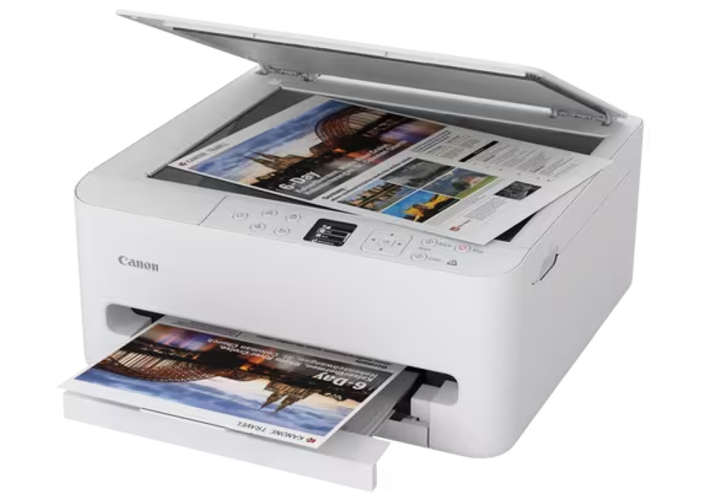 Canon PIXMA TS6540i – Wireless Inkjet All‑in‑One Printer, 1200×1200 dpi, Auto Duplex, 1.42" OLED Display, Mobile Printing, Borderless Photo Printing
