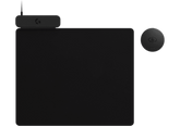 Logitech G POWERPLAY 2 Wireless Charging System – Continuous Wireless Mouse Charging, Ultra‑Thin Base, Cloth Gaming Pad, 344×340mm, 1.8m Cable, Black