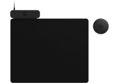 Logitech G POWERPLAY 2 Wireless Charging System – Continuous Wireless Mouse Charging, Ultra‑Thin Base, Cloth Gaming Pad, 344×340mm, 1.8m Cable, Black