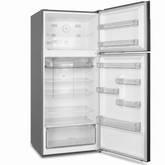 MEC Refrigerator Top Mount A++, No frost, Inverter, 448Lit, Internal Handle FN, Black - RTMC54FNB