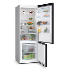 Bosch Bottom Frezzer Refrigerator, Free-Standing, 505Lit, French, Black Steel - KGN56CX30U