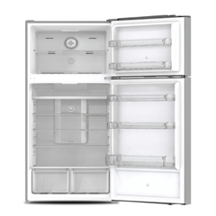 Metalux Top Mount Fridge A+, No Frost, 527Lit, Titanium Grey - MFC-71BX