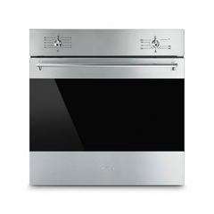 Smeg Built-In Gas Oven A, 60Cm, 70Lit, Stainless Steel - SF6341GGX