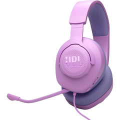 Jbl Quantum 100m2 Wired Gaming Headphones, 40mm Dynamic Drivers, Detachable Boom, Direional Microphone Pick Up Pattern, Fabric Covered Memory Foam Ear Cushions, 1.2m Cable, Purple
