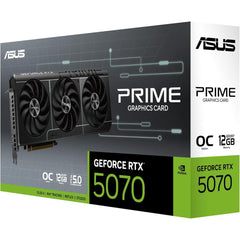 Asus The Prime Geforce Rtx™ 5070 Oc Edition 12gb Gddr7 Graphics Card (pcie® 5.0, 12gb Gddr7, Hdmi®/dp 2.1, 2.5 Slot, Axial Tech Fans, Dual Bios)