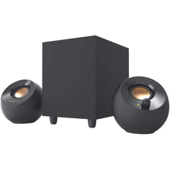 Creative Pebble Plus 2.1 USB-Powered Desktop Speakers w/ Subwoofer Up to 8W RMS Total Power for Computer PCs and Laptops | Creative Pebble Plus | - CompuMe