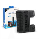 Dobe PS4 Slim Pro Multi - functional Charging & Cooling Stand TP4 - 882 with ps4 accessories
