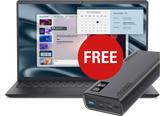 Dell Pro 15 Essential PV15250 Laptop Free Power Bundle, Intel Core 3 100U, 8GB DDR5, 512G PCIe NVMe SSD, 15.6" FHD 120Hz WVA Anti-Glare, Wi-Fi 6, Carbon Black w/ Promate Bolt-20PD Universal 20000mAh 20W Power Bank