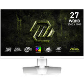 MSI MAG 274QRFW E20 27" Rapid IPS Display, WQHD 2K, 200Hz Refresh Rate, 0.5ms (GtG) Response Time, NVIDIA G-SYNC Compatible, 1.07B Color Display - White