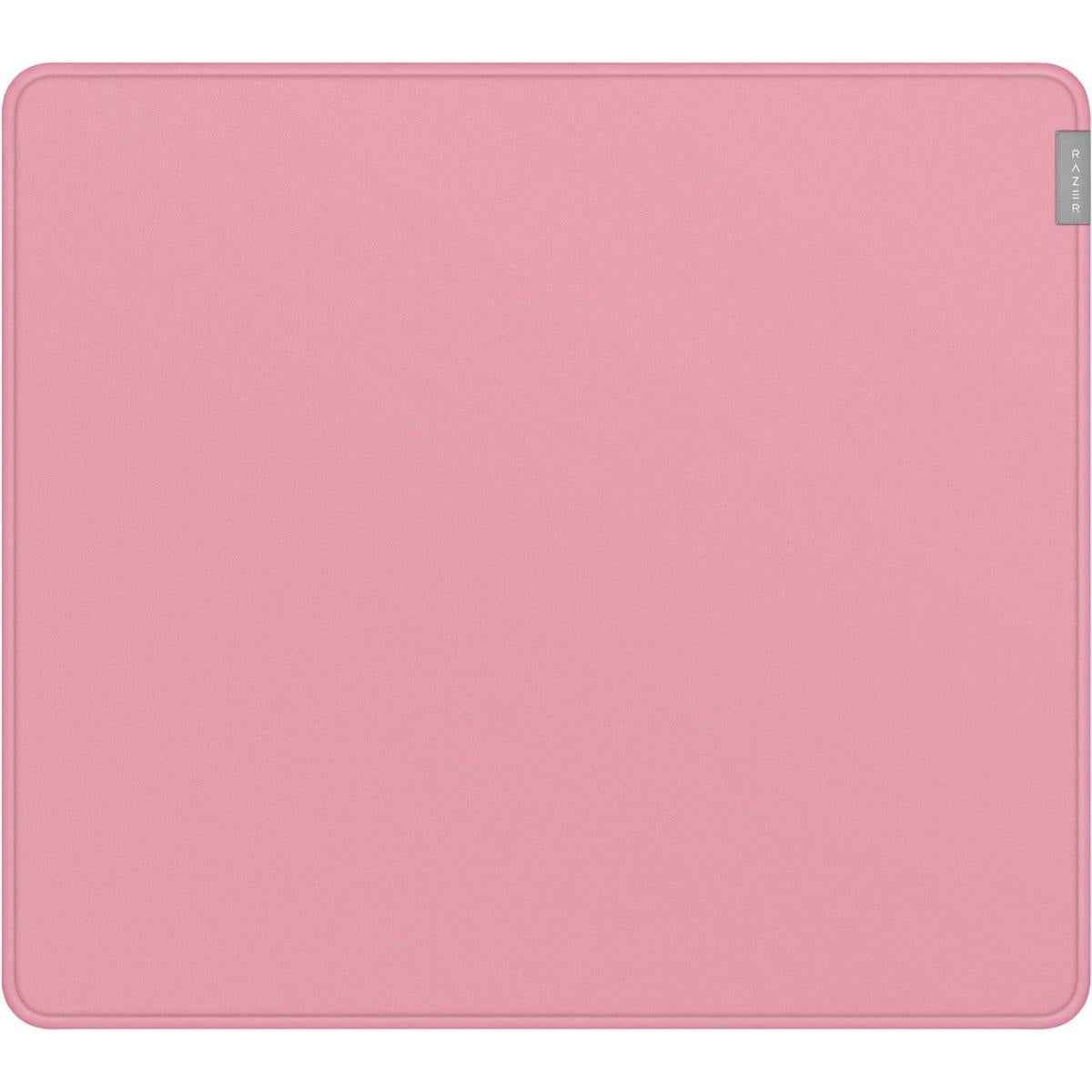 Razer Strider Hybrid Mouse Mat A Soft Base & Smooth Glide Anti Fraying Stitched Edges Quartz Pink