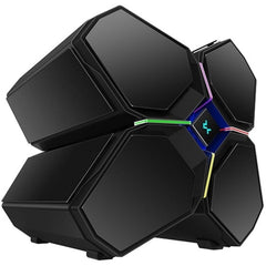 Deepcool Quadstellar Infinity Atx Aluminum Cutting Edge Style Rgb Led Strips Gaming Case