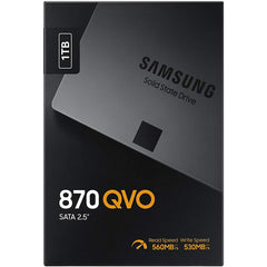 Samsung 870 Qvo Sata Ssd 1tb 2.5" Internal Ssd Upgrade Desktop Pc Or Laptop For It Pros, Creators, Everyday Users