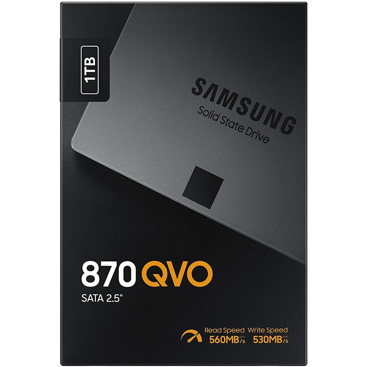 Samsung 870 Qvo Sata Ssd 1tb 2.5" Internal Ssd Upgrade Desktop Pc Or Laptop For It Pros, Creators, Everyday Users