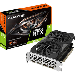 GIGABYTE GeForce RTX 3050 WINDFORCE OC V2 6G Graphics Card, 2X WINDFORCE Fans, 6GB GDDR6 96-bit GDDR6