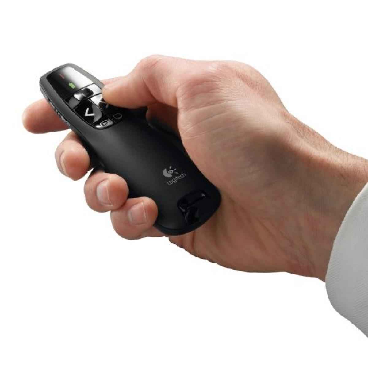 Logitech Wireless Presenter R400 Wireless Presentation Remote Clicker With Laser Pointer
