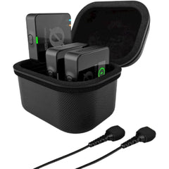 Rode Wireless Pro Compa Wireless Microphone System With Timecode, 32 Bit Float On Board Recording, 2 Lavalier Microphones And Smart Charge Case For Filmmaking And Content Creation