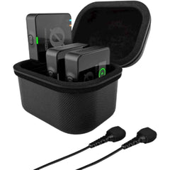 Rode Wireless Pro Compa Wireless Microphone System With Timecode, 32 Bit Float On Board Recording, 2 Lavalier Microphones And Smart Charge Case For Filmmaking And Content Creation