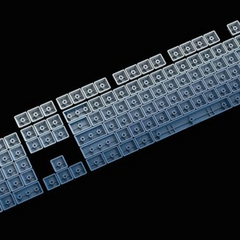 Redragon A134 Gradient Color Ombre Blue Keycaps, 104 Keys