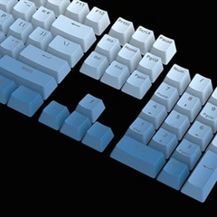Redragon A134 Gradient Color Ombre Blue Keycaps, 104 Keys