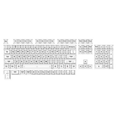 Redragon A137 Transparent Keycaps 117 Keys