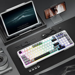 Redragon K688 Gwl Wireless Mechanical Keyboard, 3 Mode Gasket Mounted Rgb