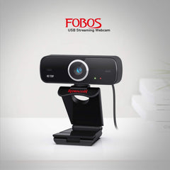 Redragon Webcam Gamer and Streamer Fobos 2 720p Gw600-1, Black