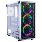 Redragon Wheel Jack Gc-606 White Game Case with 3 Rgb Fan