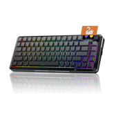 Redragon Wireless Mechanical Keyboard K708GG , Gasket RGB Gaming Keyboard with Screen & Knob, 3-Modes (Bluetooth/2.4G/Wired)