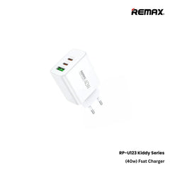 Remax Rp-u123 40w 1a+2c Kiddy Series Fast Charger